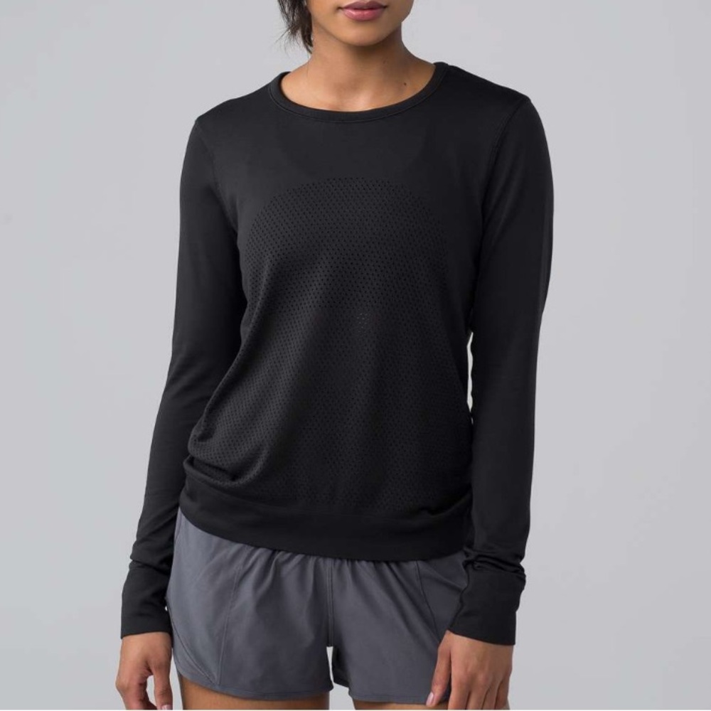 lululemon athletica Black Long Sleeve Top